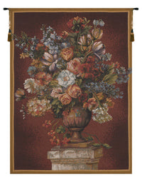 Bouquet Exemplar Red French Tapestry
