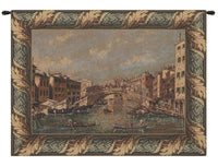 Ponte Rialto II Italian Tapestry Wall Hanging by Alberto Passini