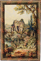 Old Mill Vertical Italian Tapestry by Francois Boucher