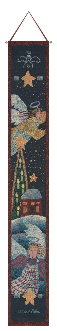 The Christmas Angels Tapestry Bell Pull