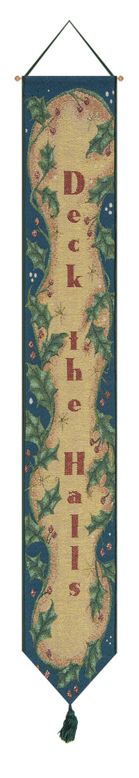Deck The Halls Tapestry Bell Pull