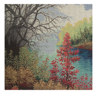 The Autumn River Stretched Wall Tapestry by Alessia Cara