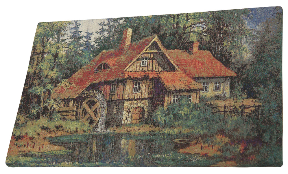 Mill House Stretched Wall Tapestry
