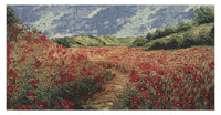 Poppy Fields III Stretched Wall Tapestry by Claude Monet