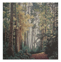 Forest Path Stretched Wall Tapestry by Claude Monet