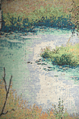 Brook between the Trees Stretched Wall Tapestry by Claude Monet