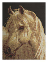 Wild Horse Stretched Wall Tapestry by Piotr Michalowski