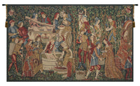 Vendages Red Medium Belgian Tapestry
