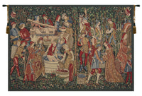 Vendages Red Small Belgian Tapestry