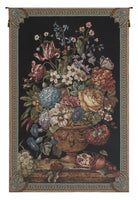 Floral Bouquet Thoughts Chenille European Tapestries by Lucio Battisti