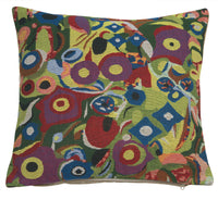Klimt Swirls Belgian Cushion Cover by Gustav Klimt