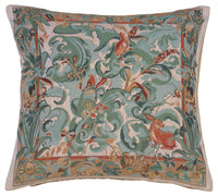 Animals with Aristoloches Light French Tapestry Cushion