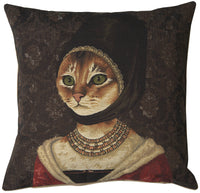 Cat With Hat A European Cushion Cover