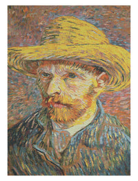 Van Gogh Self Portrait with Hat European Tapestry by Vincent Van Gogh