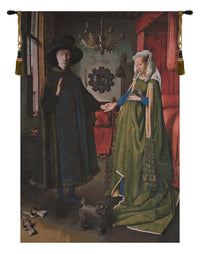 Arnolfini Portrait Large European Tapestry by Jan and Hubert van Eyck