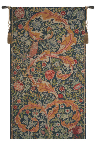 Owl and Pigeon III Belgian Tapestry by William Morris