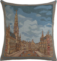 Grand Place Brussels V Belgian Cushion Cover