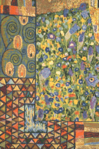 The Kiss with Border European Tapestry by Gustav Klimt
