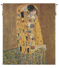 The Kiss no border European Tapestry by Gustav Klimt