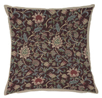 Fleur de Morris Damson Belgian Cushion Cover by William Morris
