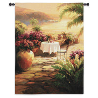 Courtyard View II Tapestry Wall Hanging by Lombardi