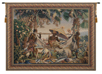 King Borne Belgian Tapestry Wall Hanging by Charles le Brun.