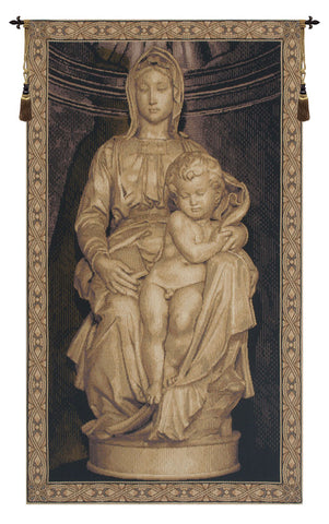 Madonna I Belgian Tapestry Wall Hanging by Michelangelo