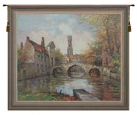 Lake of Love  Belgian Tapestry Wall Hanging by V. Houben