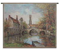 Lake of Love Small Belgian Tapestry Wall Hanging by V. Houben