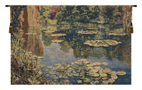 Lake Giverny Without Border Belgian Tapestry Wall Hanging by Claude Monet