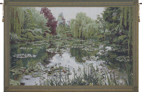Monet Horizontal Small Belgian Tapestry Wall Hanging by Claude Monet