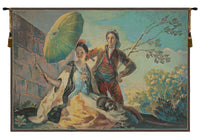 Quitasol Medium Belgian Tapestry Wall Hanging by Francisco Goya