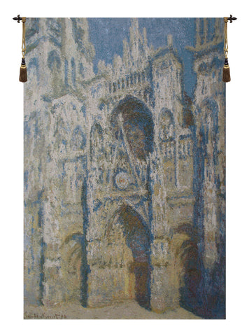 Claude Monet Cathedral Belgian Tapestry Wall Hanging by Claude Monet
