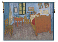 Van Gogh The Bedroom Belgian Tapestry Wall Hanging by Vincent Van Gogh