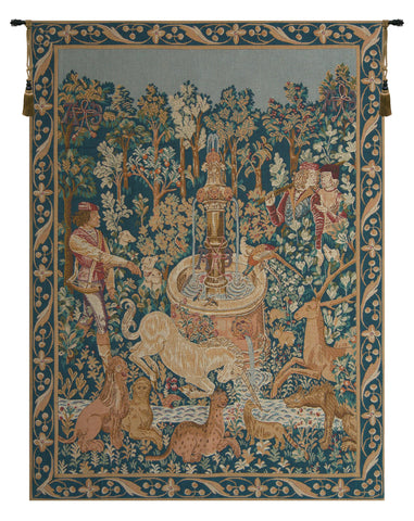 Licorne A La Fontaine French Tapestry