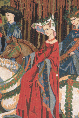 The Falcon Chase Duke of Berry European Tapestry