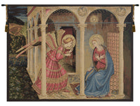 Annuniciation Italian Tapestry Wall Hanging by Beato Angelico