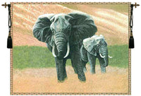 Elephants European Tapestry