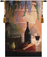 An Elegant Afternoon Gathering Fine Art Tapestry