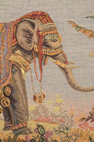 Le Elephant  French Tapestry by Jean Bapiste Heut
