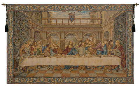 The Last Supper IV Italian Tapestry Wall Hanging by Leonardo da Vinci