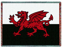 Welsh Dragon (Flags) Tapestry Throw