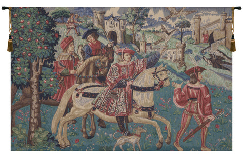 Hunting Scene European Tapestry