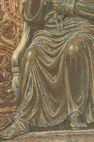 Bronze Statue of St. Pietro Italian Tapestry Wall Hanging