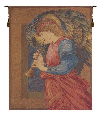 Flageolet Angel European Tapestry by Edward Burne Jones