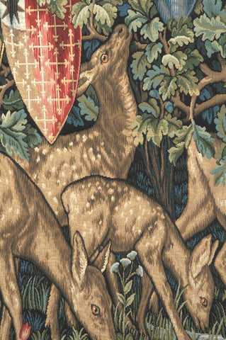 Verdure with Reindeer European Tapestry by Edward Burne Jones