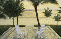 Palm Beach Retreat Fine Art Tapestry by Diane Romanello