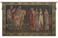 Departure of the Knights French Tapestry Wall Hanging by Edward Burne Jones