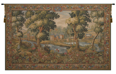 Verdure Chantilly French Tapestry Wall Hanging
