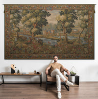 Verdure Chantilly French Tapestry Wall Hanging